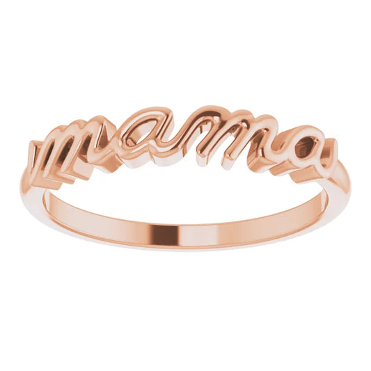 Mama Stackable Ring