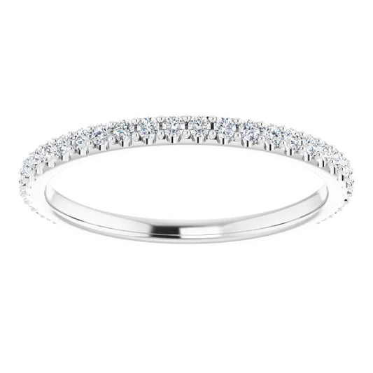Petite 3/4th Pave Band