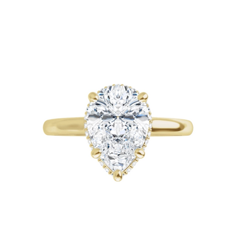 Pear Solitaire with Hidden Halo