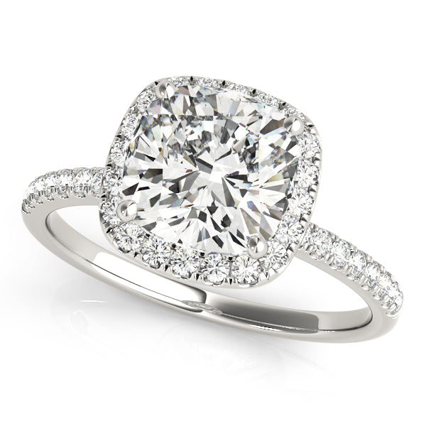 Modern Cushion Halo