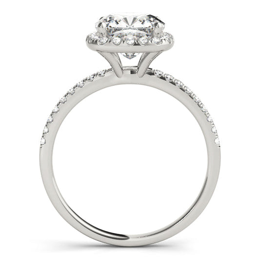 Lab Diamond Modern Cushion Halo