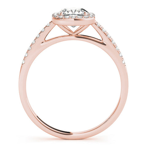 Lab Diamond Classic Cushion Halo