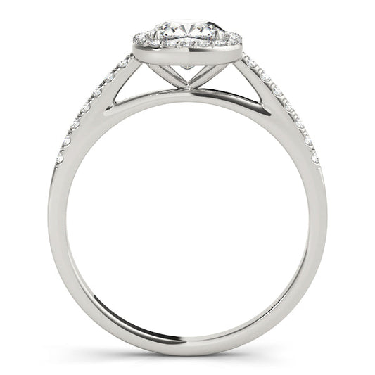Lab Diamond Classic Cushion Halo