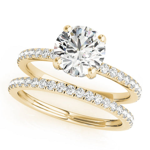 Lab Diamond Round Hidden Halo
