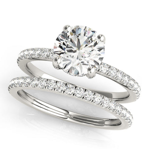 Lab Diamond Round Hidden Halo