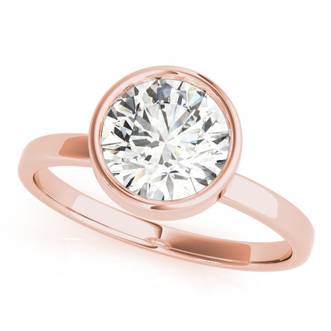 Bezel Set Round Solitaire