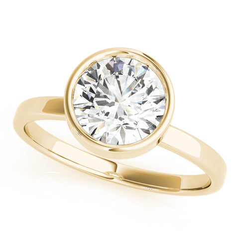 Bezel Set Round Solitaire