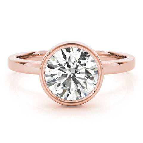 Bezel Set Round Solitaire