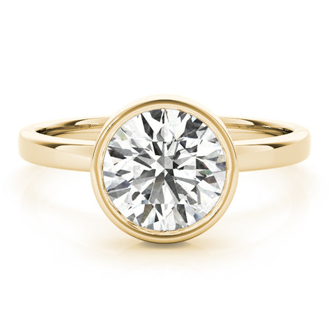 Bezel Set Round Solitaire