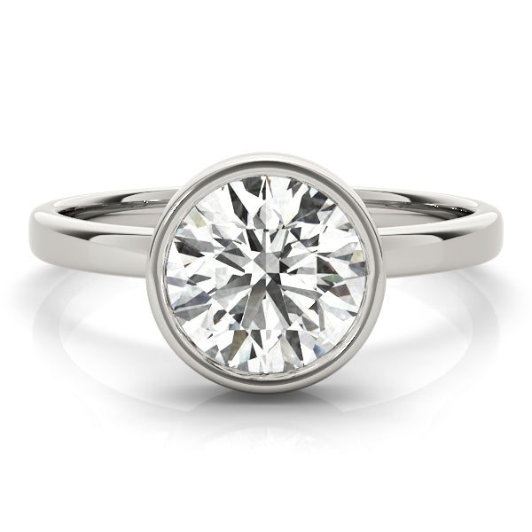 Bezel Set Round Solitaire
