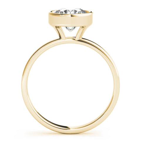 Bezel Set Round Solitaire
