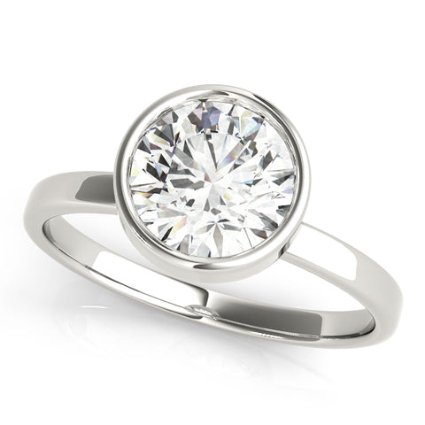 Bezel Set Round Solitaire