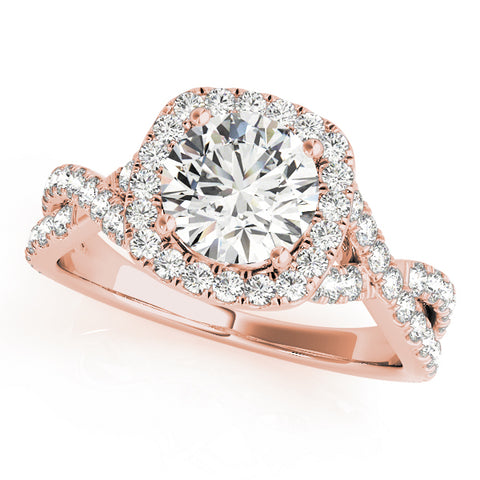 Round Infinity Halo RIng