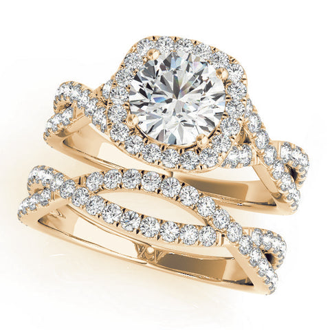 Round Infinity Halo RIng
