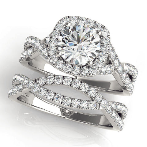 Round Infinity Halo RIng