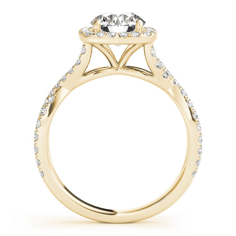 Round Infinity Halo RIng