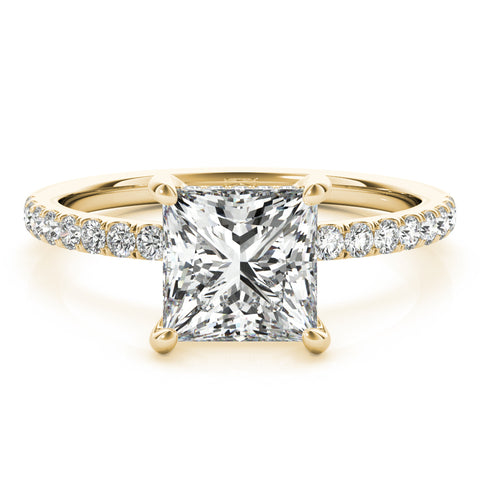 Princess Pave Hidden Halo