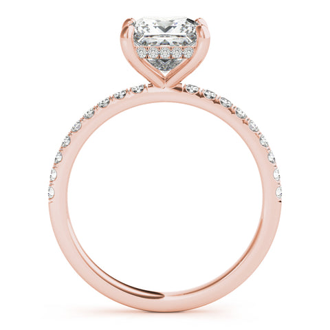 Princess Pave Hidden Halo