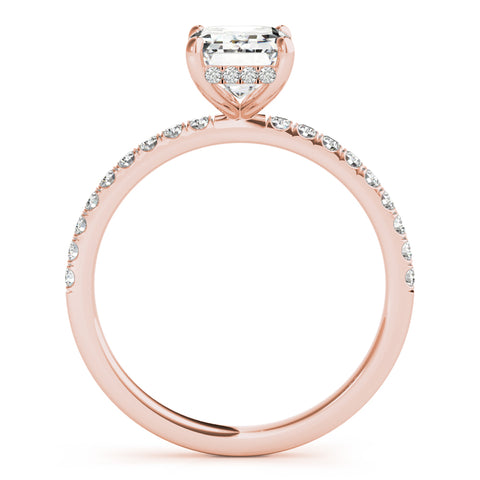 Emerald Pave Hidden Halo
