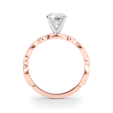 Vintage Round with Marquise Alternating Band