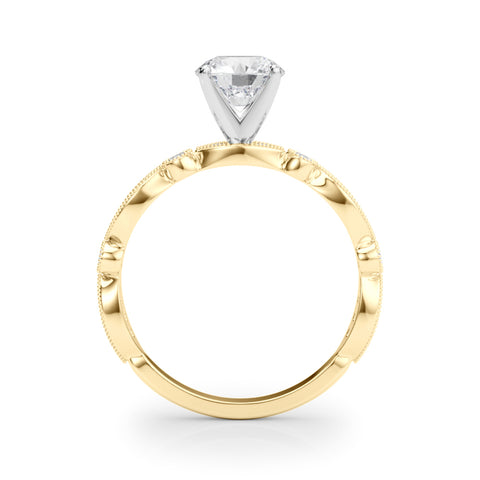 Vintage Round with Marquise Alternating Band