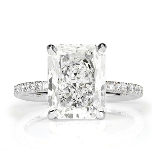 Lab Diamond Radiant Hidden Halo