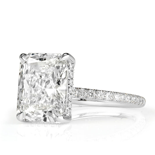 Lab Diamond Radiant Hidden Halo