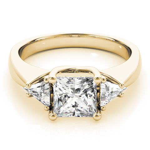 Princess 3 Stone with Trillions