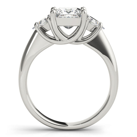 Princess 3 Stone with Trillions