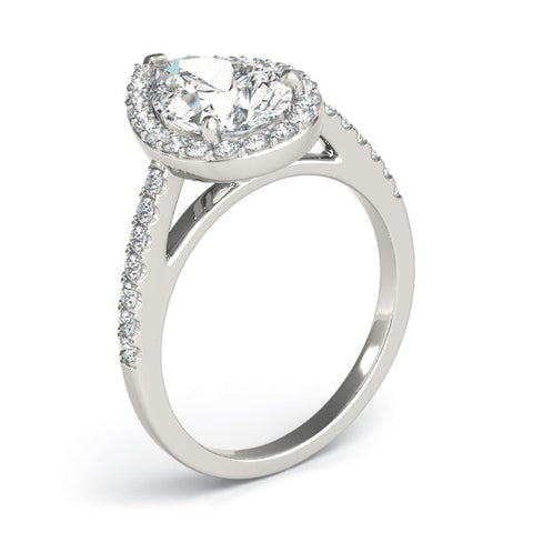 Lab Diamond Classic Pear Halo