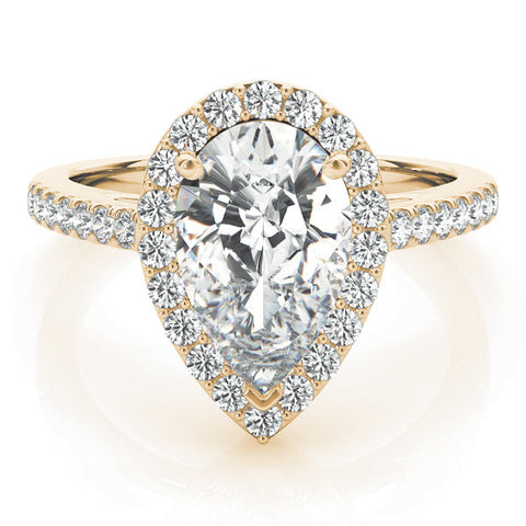Lab Diamond Classic Pear Halo