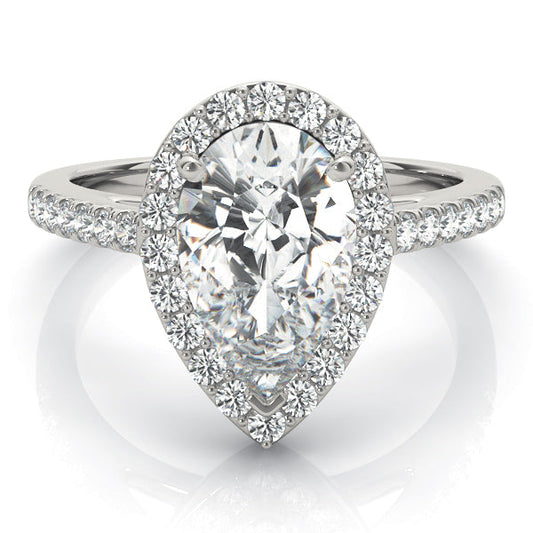 Lab Diamond Classic Pear Halo