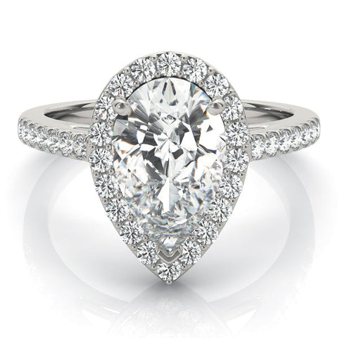 Lab Diamond Classic Pear Halo
