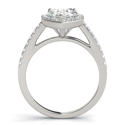 Lab Diamond Classic Pear Halo