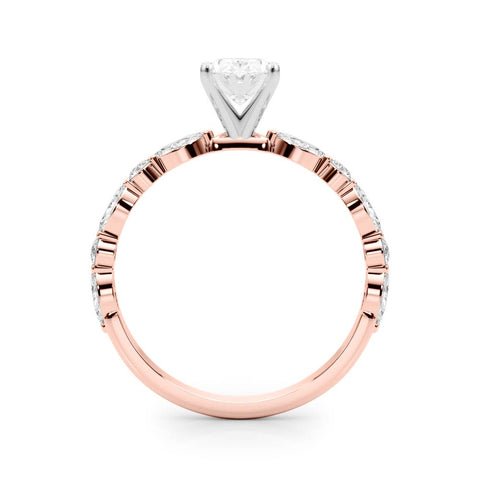 Oval with Marquise Alternating Band