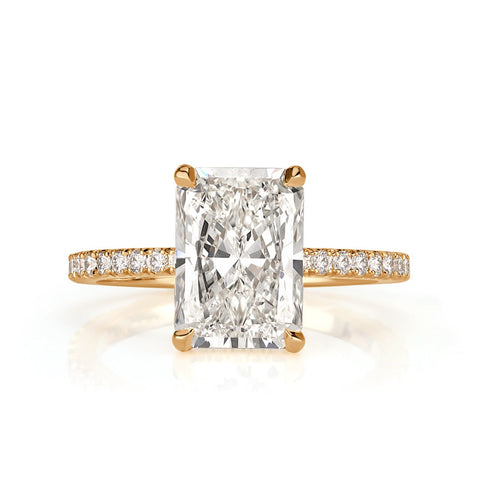 Lab Diamond Radiant Hidden Halo