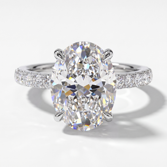 Oval Hidden Halo