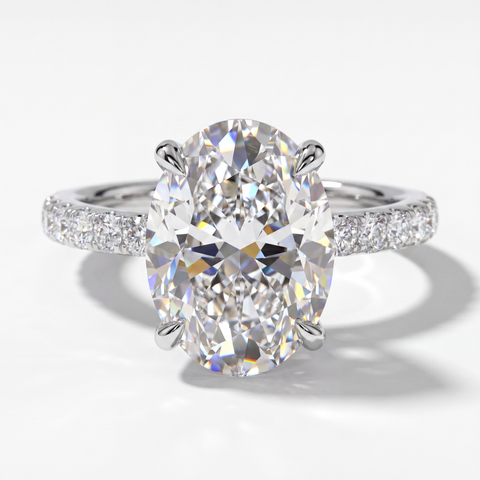 Oval Hidden Halo