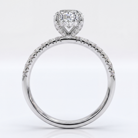 Oval Hidden Halo