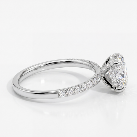 Oval Hidden Halo