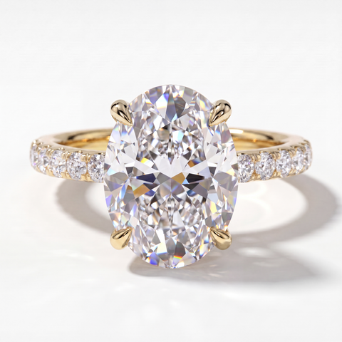 Oval Hidden Halo