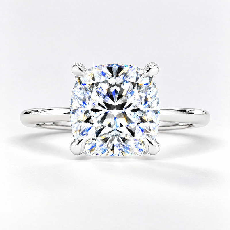Sleek Cushion Solitaire
