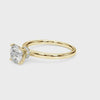 Round Solitaire with Hidden Halo Neck