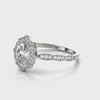 Vintage Oval Halo Ring
