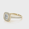 Cushion Halo Vintage RIng