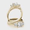 Princess 3 Stone with Rounds