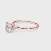 Round Solitaire with Hidden Halo Neck
