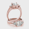 Princess 3 Stone with Trillions