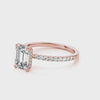Emerald Pave Hidden Halo