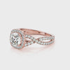 Round Infinity Halo RIng